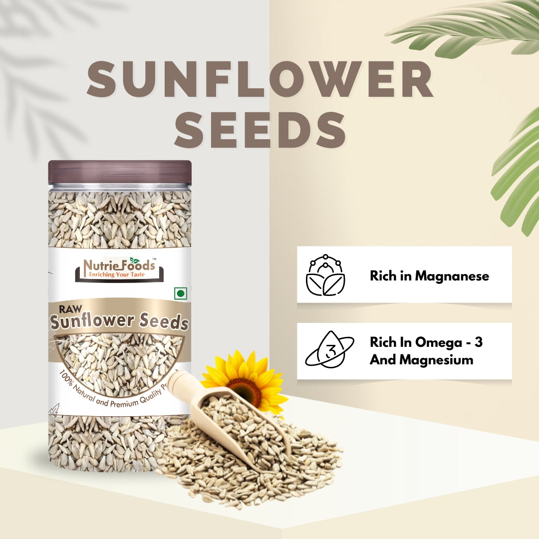 Nutriefoods Raw Pumpkin, Chia, and Sunflower Seeds Combo Pack Of 3 Seeds (600g)