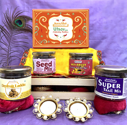 Utsav Celebrating Traditions Gift Hamper- Nutriefoods Best Seller Gift Hamper