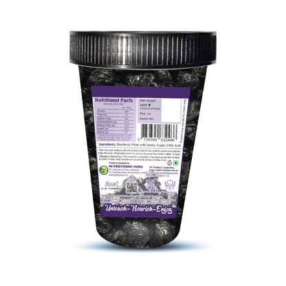 Nutriefoods Blueberry Plum | No added artificial colors, flavors | 100% Natural Dried Fruit (250gm)