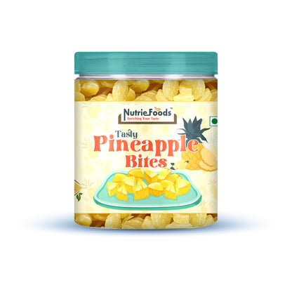 Nutriefoods Tasty Pineapple Bites | Sweet & Sour | 100% Natural, No Additives Added | Pineapple Candy | Original Flavor (300g)