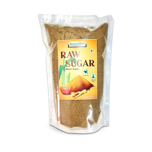 Nutriefoods Dark Brown Raw Sugar True Value Pack | Unrefined, 100% Chemical Free and Natural (3600 gm)